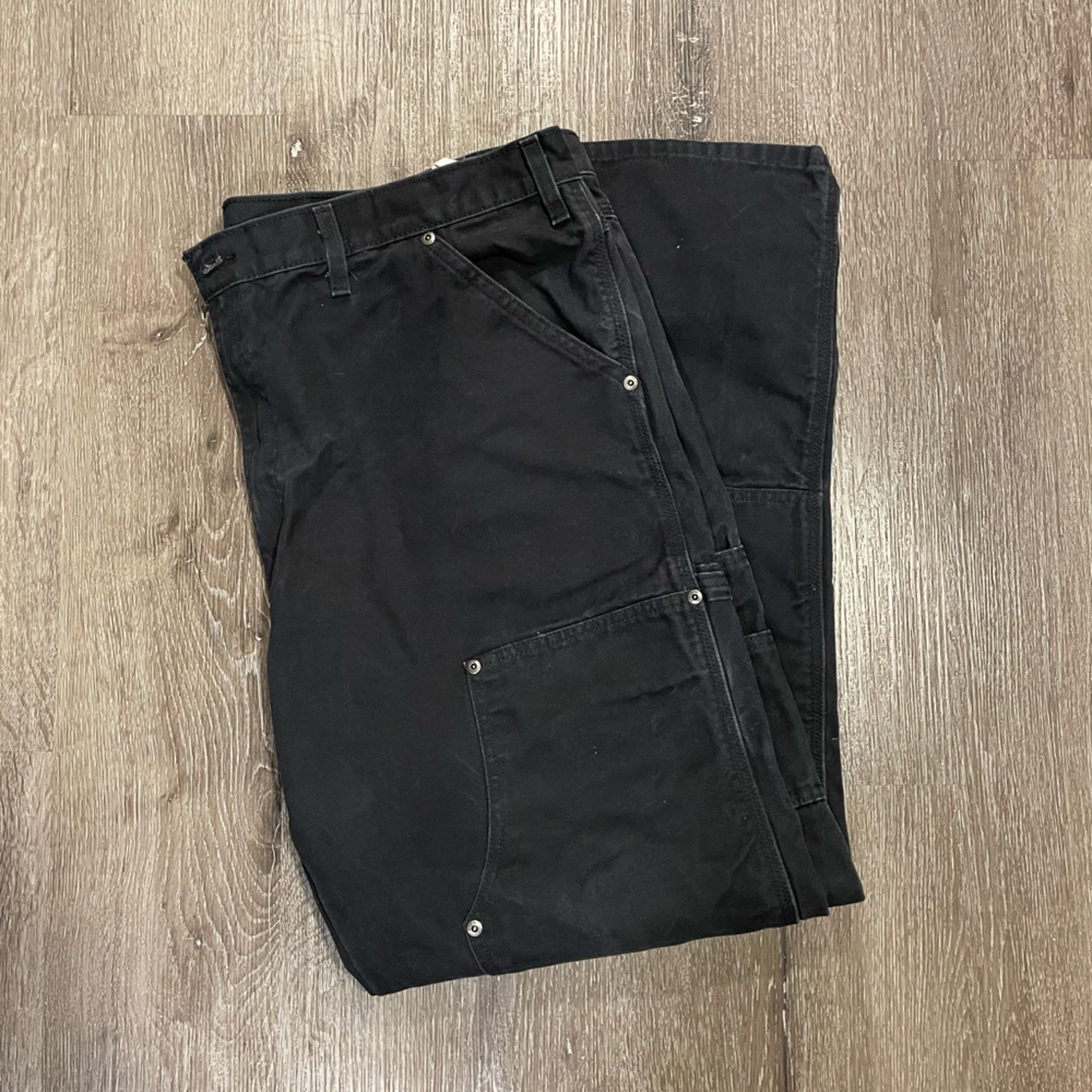 Dickies Double Knee Carpenter Pants Size 42x32 100% Cotton Canvas Duck